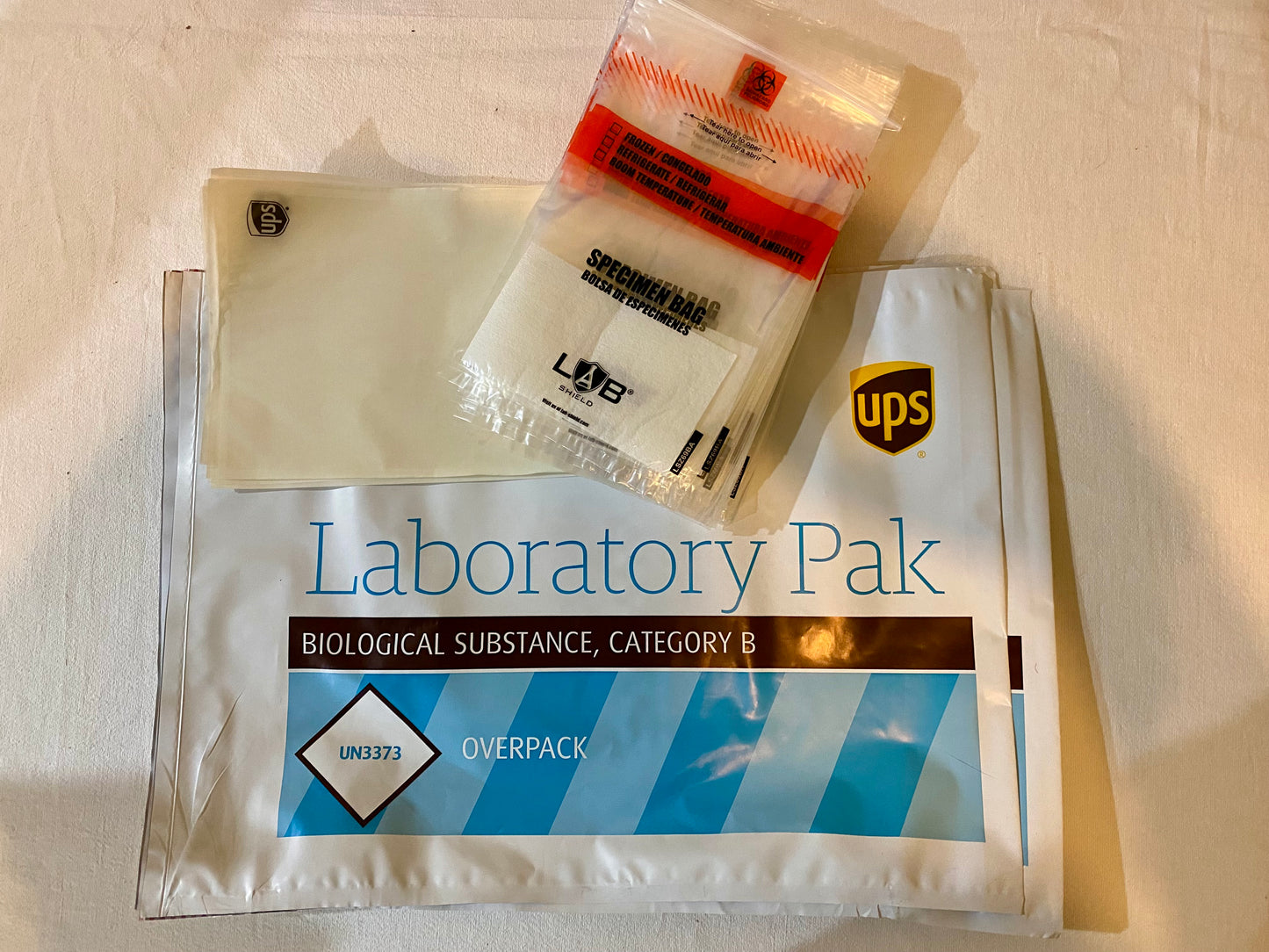 Confirmations Shipper Kit - Urine Collection Types x 2 or Oral or Shipping Only
