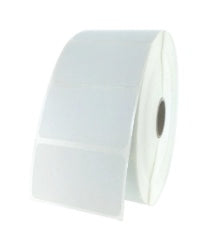 BCW Premium Direct 2.25" x 1.25"-1" core, case of 8 rolls, each roll has 2,100 labels, 16,800 labels per case fits Zebra Printer ZD410